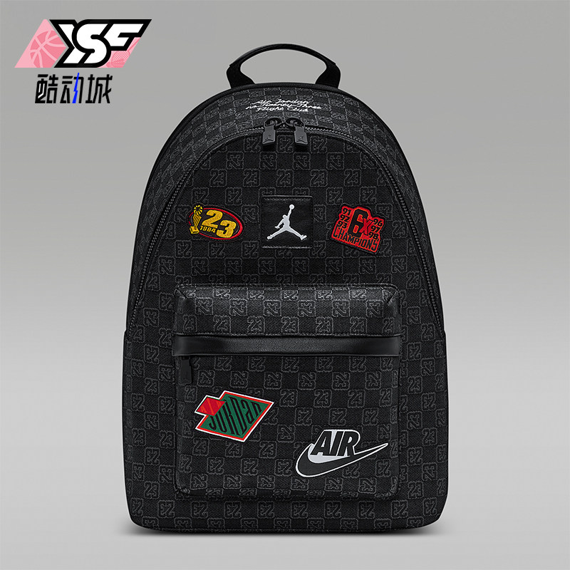 Nike/耐克正品JORDANMonogram新款男黑色经典双肩背包IQ3202-010