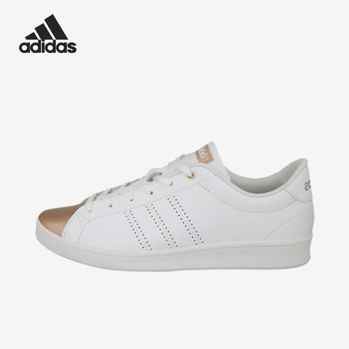 Adidas阿迪达斯正品Advantage Clean女防滑耐磨低帮板鞋AW4014