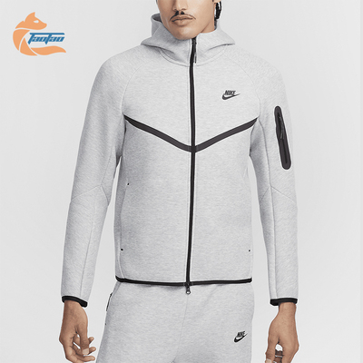 耐克男士健身针织跑步连帽外套