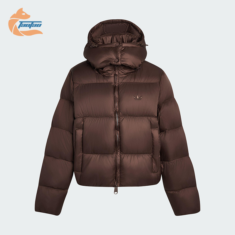 Adidas/阿迪达斯正品三叶草女士运动时尚复古保暖羽绒服KG4904