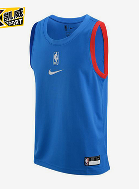 Nike/耐克正品运动男士圆领透气经典休闲复古无袖背心DR2275-435