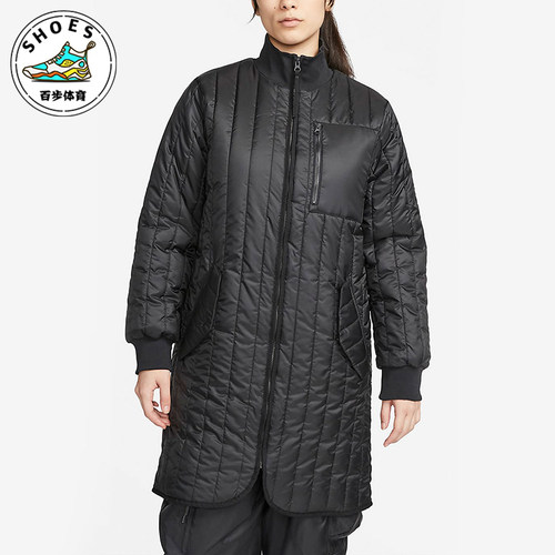 Nike/耐克正品新款女黑色运动休闲日常通勤棉服DQ7746-010