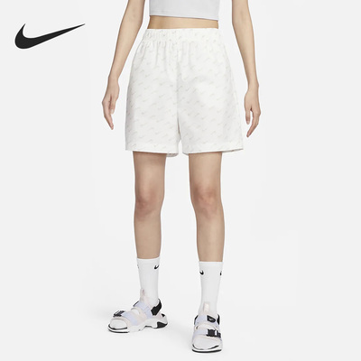 Nike/耐克正品新款女子休闲印花梭织五分短裤DV7933-133