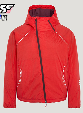 Adidas/阿迪达斯正品2025冬季款女士日常连帽梭织保暖棉服KV4863