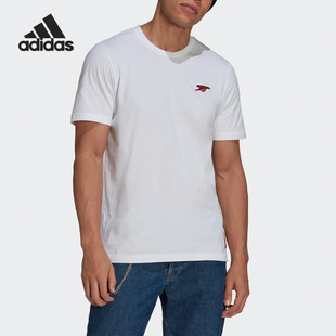 阿迪达斯正品 TEE阿森纳男士 AFC 足球T恤GR4193 STR Adidas