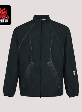 Adidas/阿迪达斯正品春季男士宽松运动经典梭织立领外套KU5308