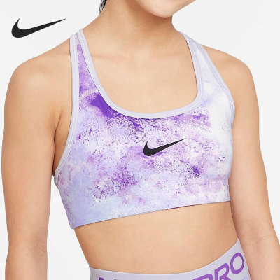 Nike/耐克正品 新款夏季大童女款双面印花运动内衣DA1327-572