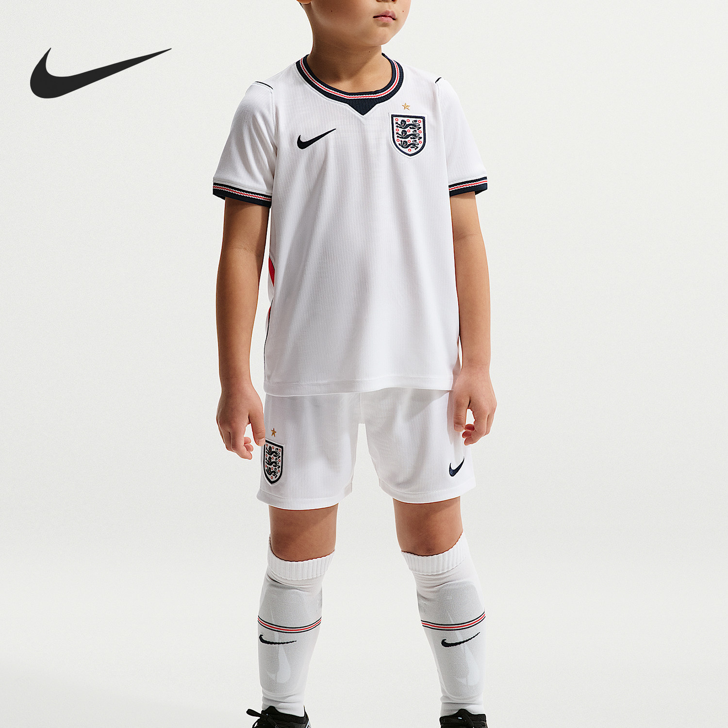 Nike/耐克正品Stadium大童三件式足球短袖经典短裤套装IB4553-100