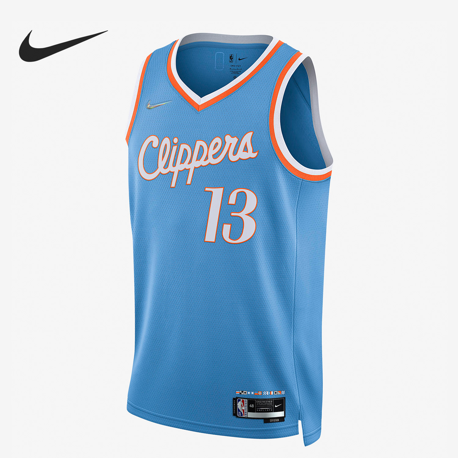 Nike/耐克正品乔治泡椒快船队男子篮球无袖球衣DB4031-463