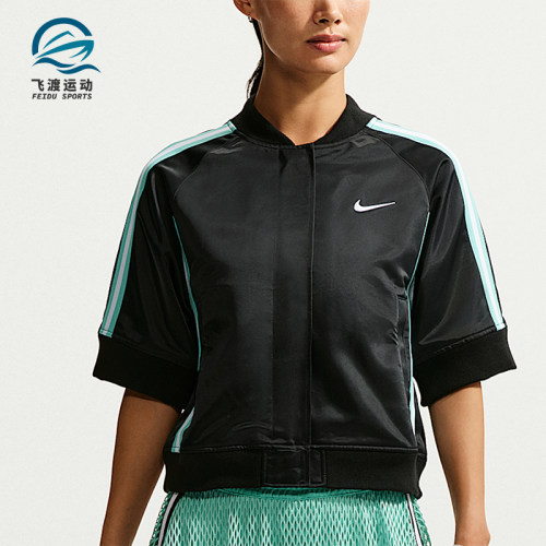Nike/耐克正品Court Slam女士梭织立领短袖网球T恤IQ2683-010