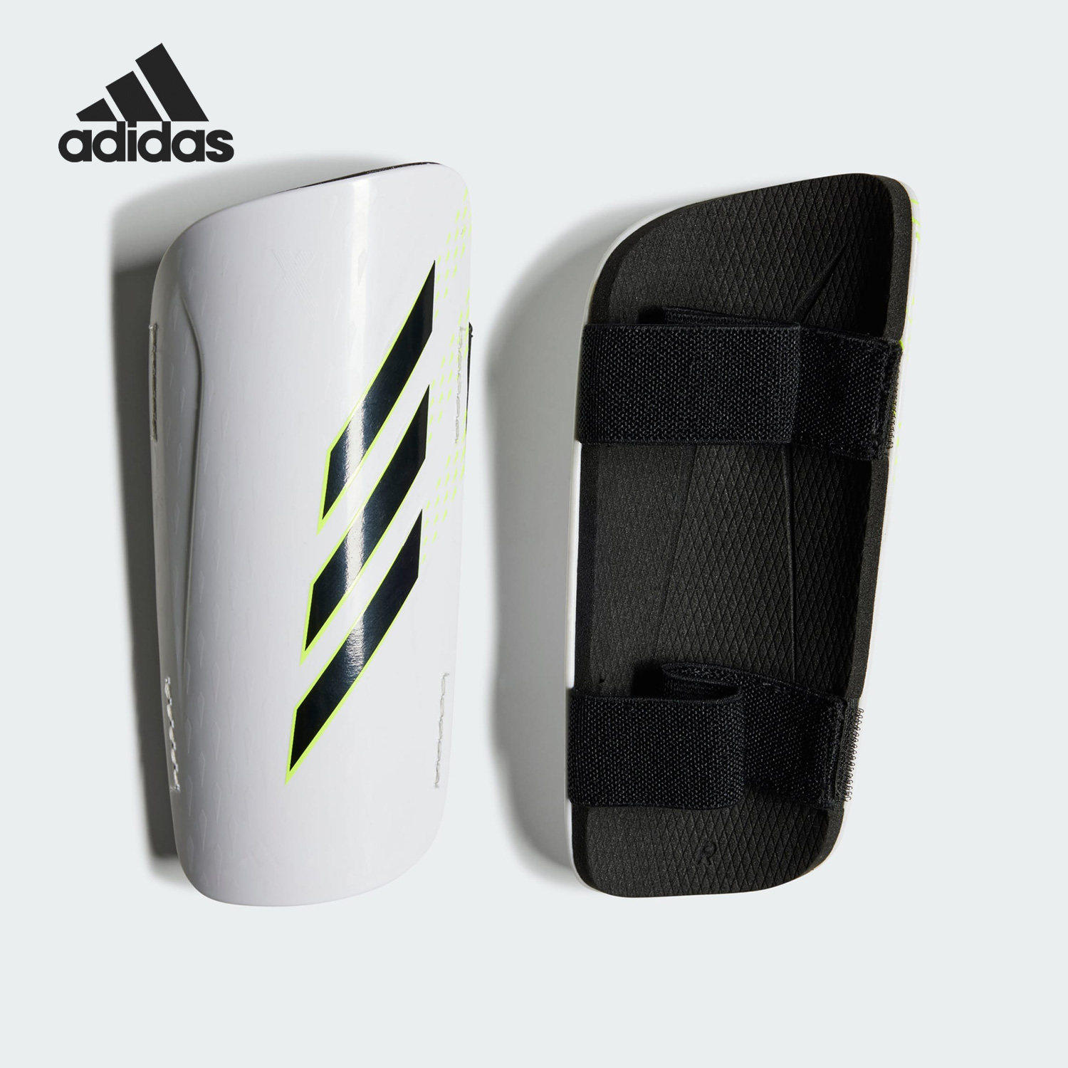 Adidas/阿迪达斯正品足球运动男女新款护腿板一对装IA0845