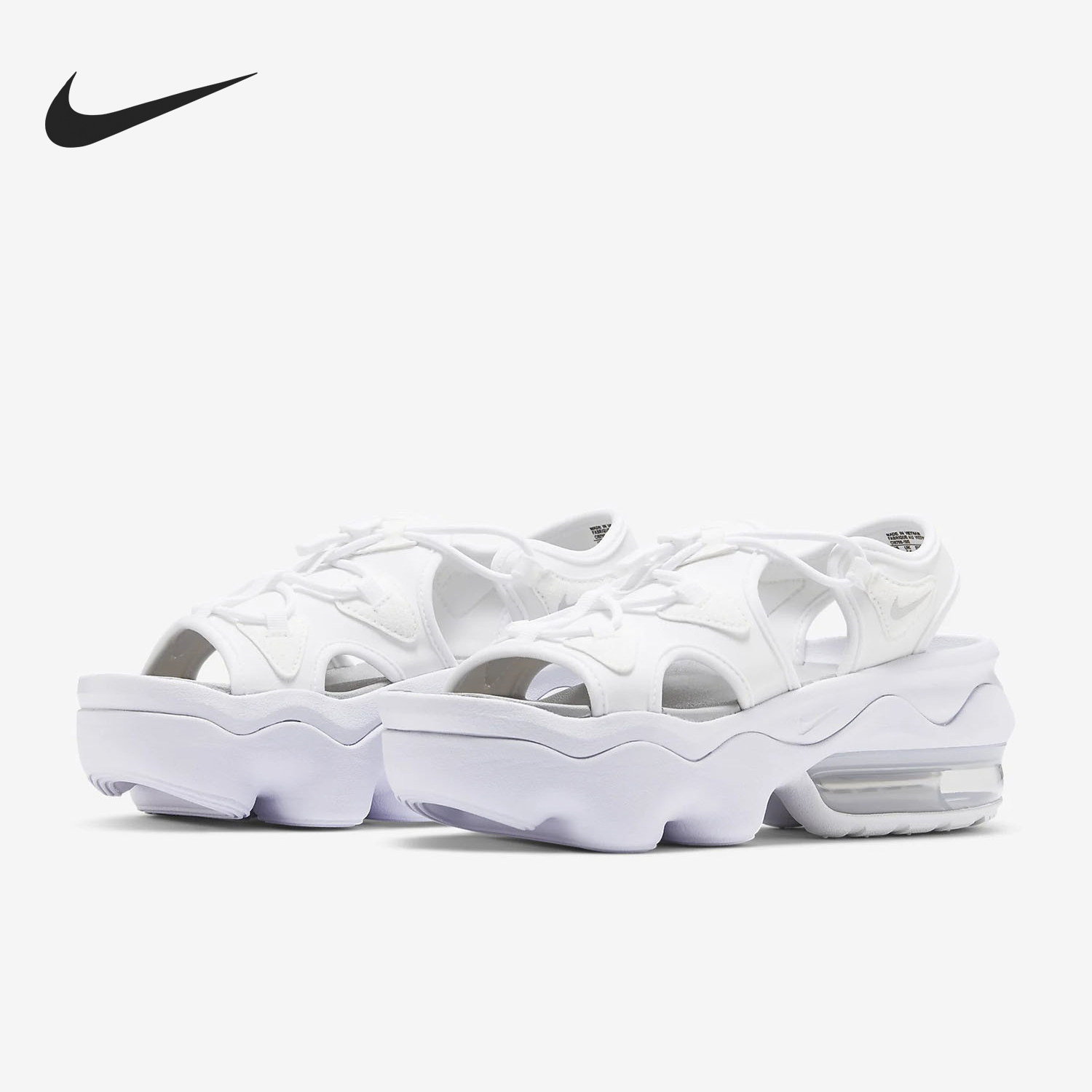 Nike/耐克正品26夏款女士休闲厚底气垫减震透气凉鞋CI8798-100