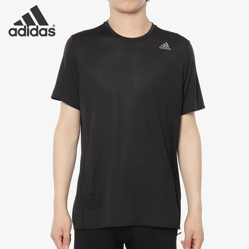 Adidas/阿迪达斯正品 夏季男子圆领跑步运动短袖T恤 CZ8725