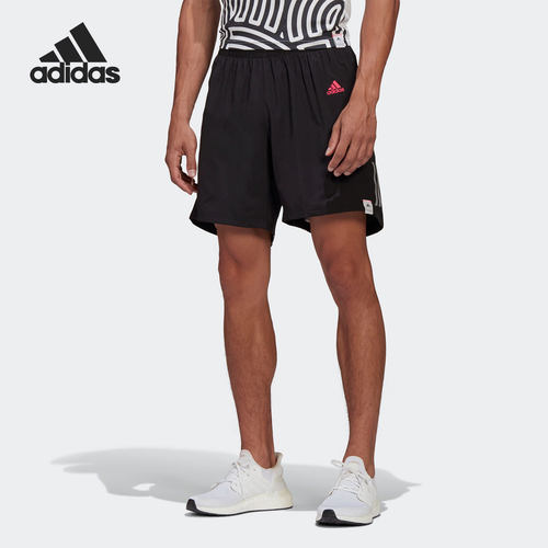 Adidas/阿迪达斯正品当季新款男子时尚运动跑步五分裤GD5029