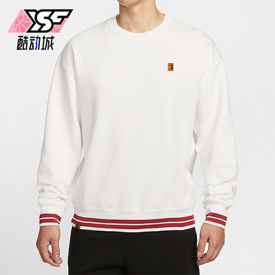 Nike/耐克正品Court男士休闲圆领套头针织运动日常卫衣IQ3972-100