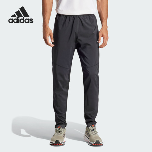Adidas/阿迪达斯正品新款男士跑步运动透气梭织长裤IK5024