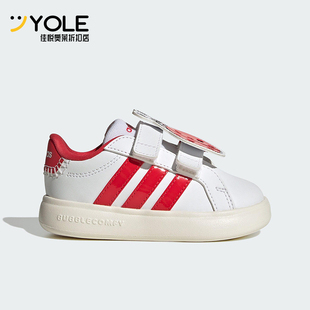 婴童日常低帮魔术贴休闲运动鞋 Adidas 款 春季 KJ8652 阿迪达斯正品