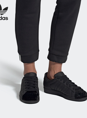 Adidas/阿迪达斯正品26夏三叶草女士低帮贝壳头系带休闲鞋CG6011