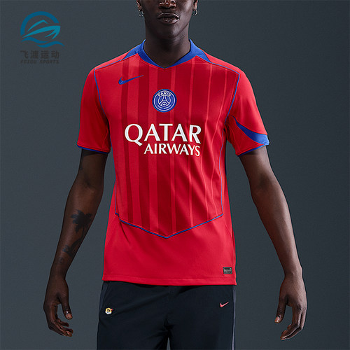 Nike/耐克正品Dri-FIT男士运动足球透气比赛训练短袖HJ4606-680
