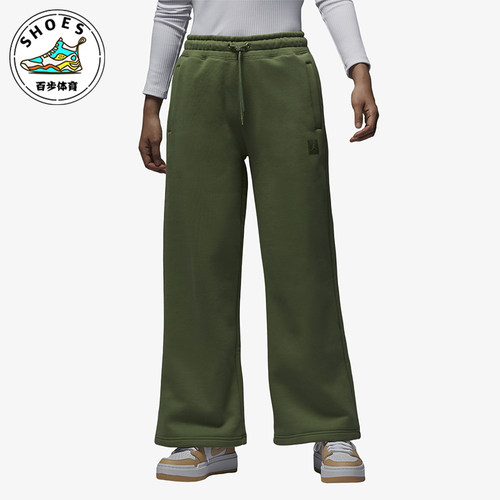 Nike/耐克正品JORDAN女士加绒保暖宽松休闲运动阔腿裤FD7225-340