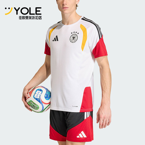 Adidas/阿迪达斯正品2026年男士修身圆领经典运动短袖T恤KB4440