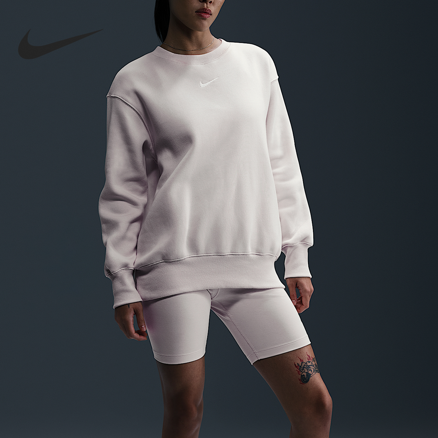 Nike/耐克正品2025秋季款女士运动休闲套头卫衣DQ5734-104