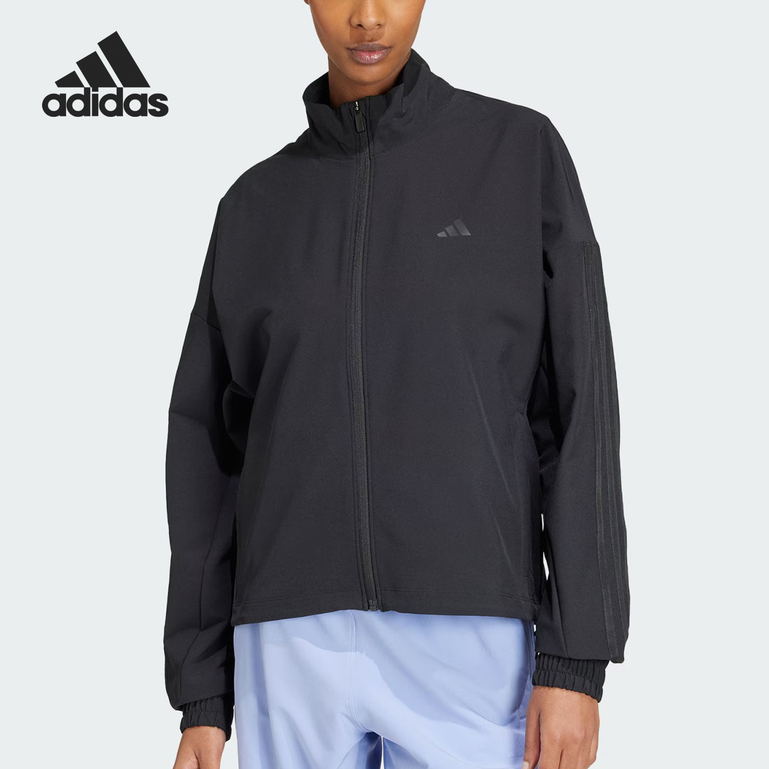 阿迪达斯男士训练透气外套