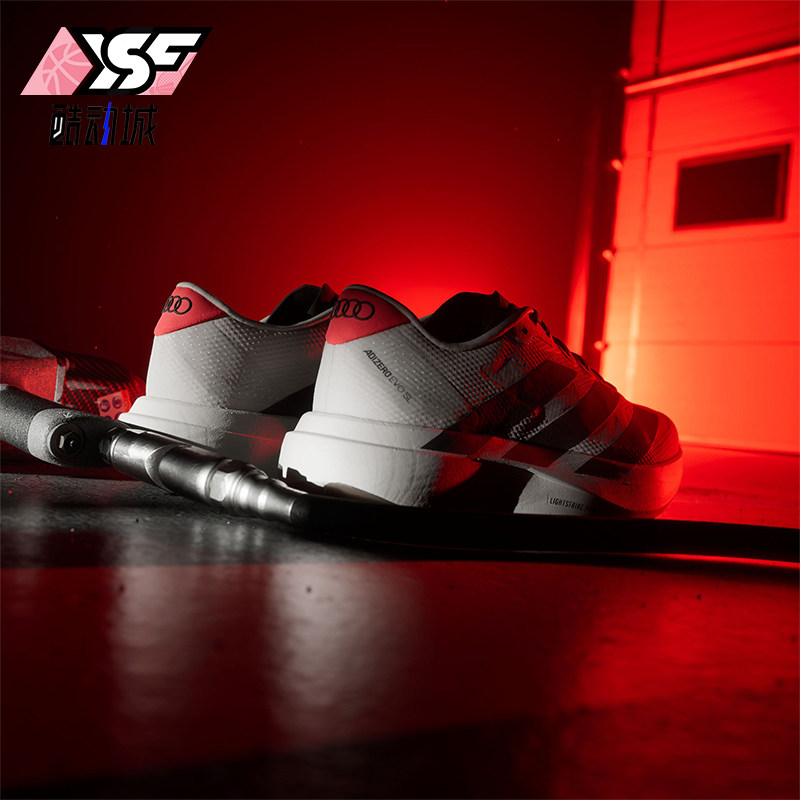 Adidas/阿迪达斯正品奥迪F1车队男士低帮缓震运动跑步鞋KJ3670