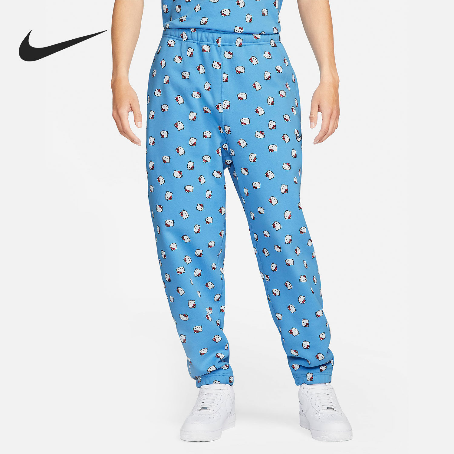 Nike/耐克正品X HELLO KITTY FLEECE男子运动长裤DR5518-412