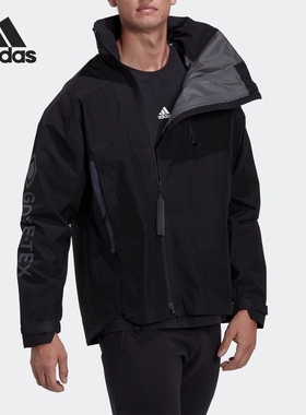 Adidas/阿迪达斯正品新款男女防风运动休闲夹克外套HG6033