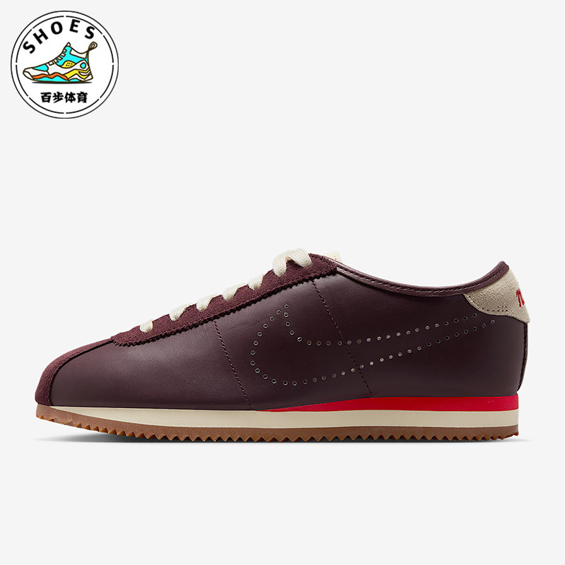 Nike/耐克正品Cortez Leather女士耐磨皮革复古运动鞋HQ1841-601