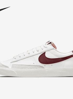 Nike/耐克开拓者白色灰色酒红女子休闲透气低帮板鞋DC4769-104