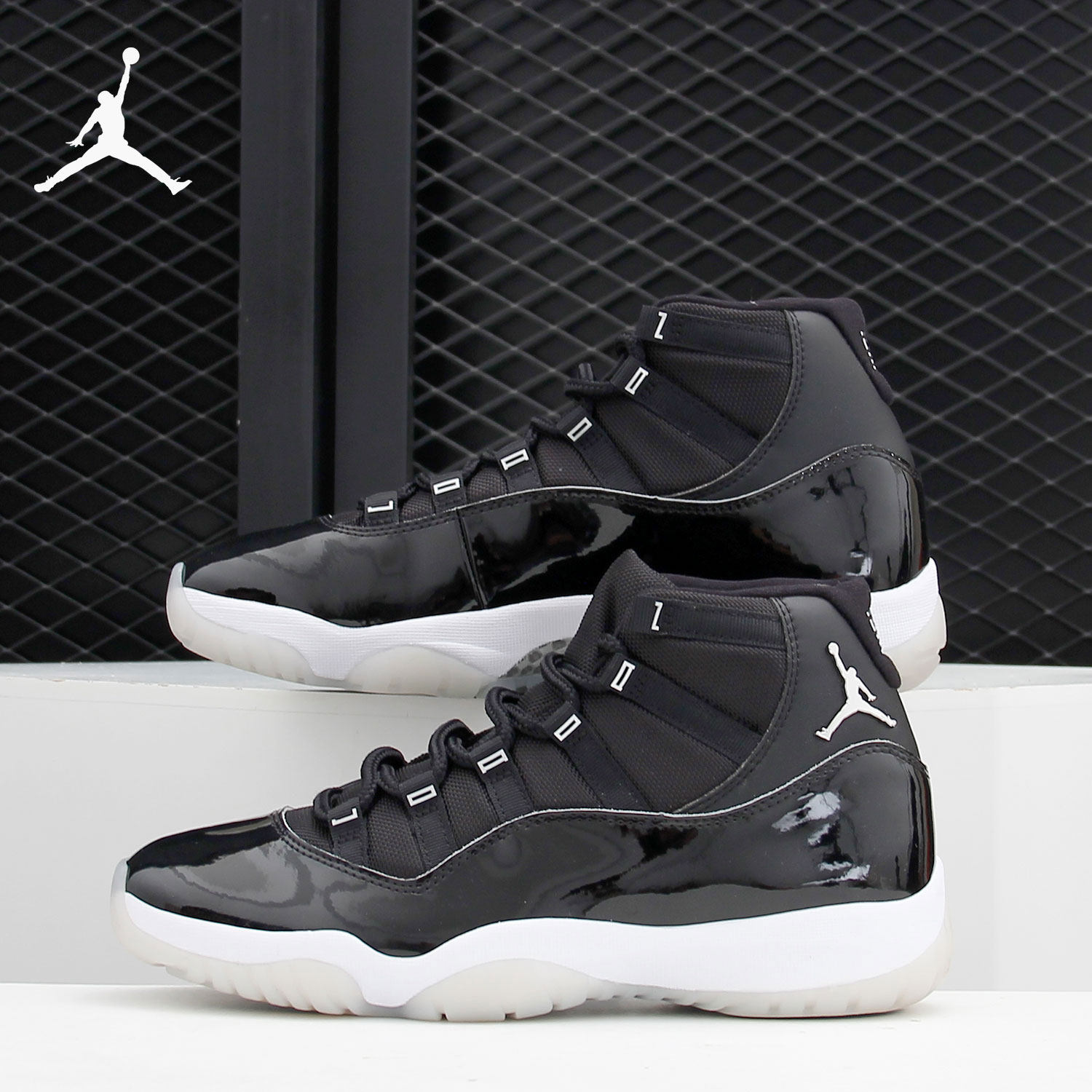 Nike/耐克正品AJ11 大魔王 2.0 黑银25周年男子篮球鞋CT8012-011