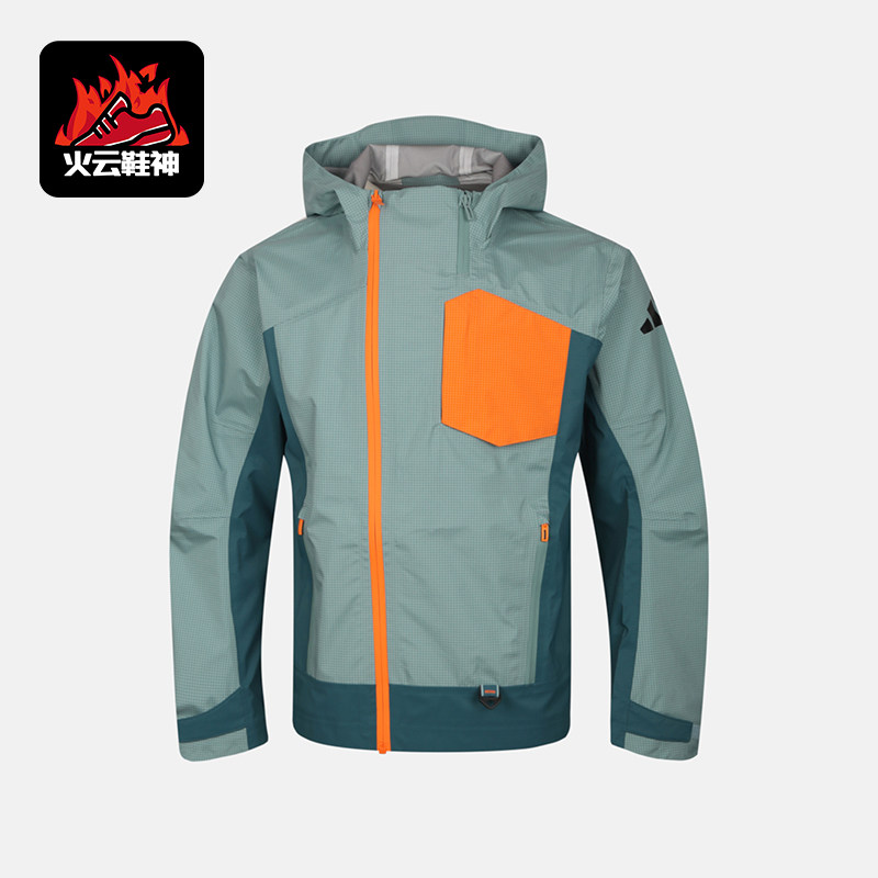 Adidas阿迪达斯正品大童连帽拉链休闲轻便舒适普通外套KY1496
