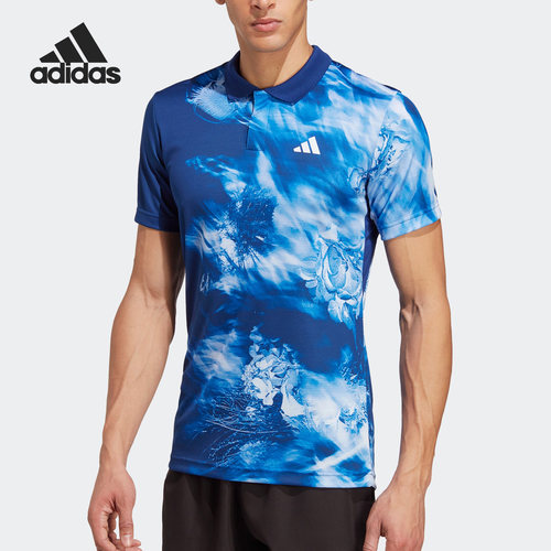 Adidas/阿迪达斯正品夏季新款男子网球运动短袖POLO衫IB4610