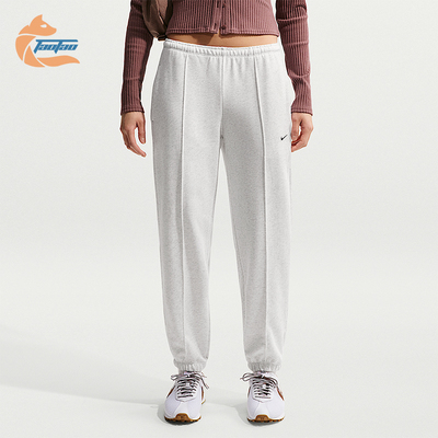 Nike/耐克正品2026春季款女士日常中腰针织刺绣长裤IF0233-051