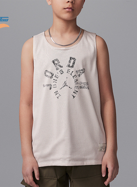 Nike/耐克正品JORDAN大童双面穿无袖运动经典透气背心II3172-140