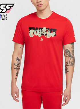 Nike/耐克正品Dri-FIT男士针织圆领套头休闲运动短袖HF6194-657