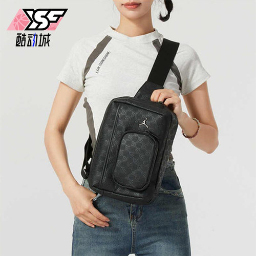 Nike/耐克正品JORDAN男女同款便携收纳运动斜挎包JD2443032AD-001
