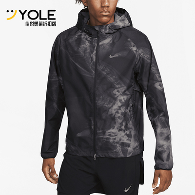 Nike/耐克正品男士Logo徽标印花连帽经典休闲夹克外套FB8550-010