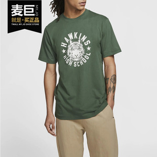 Things怪奇物语联名男子短袖 Nike Stranger T恤CK2343 耐克正品