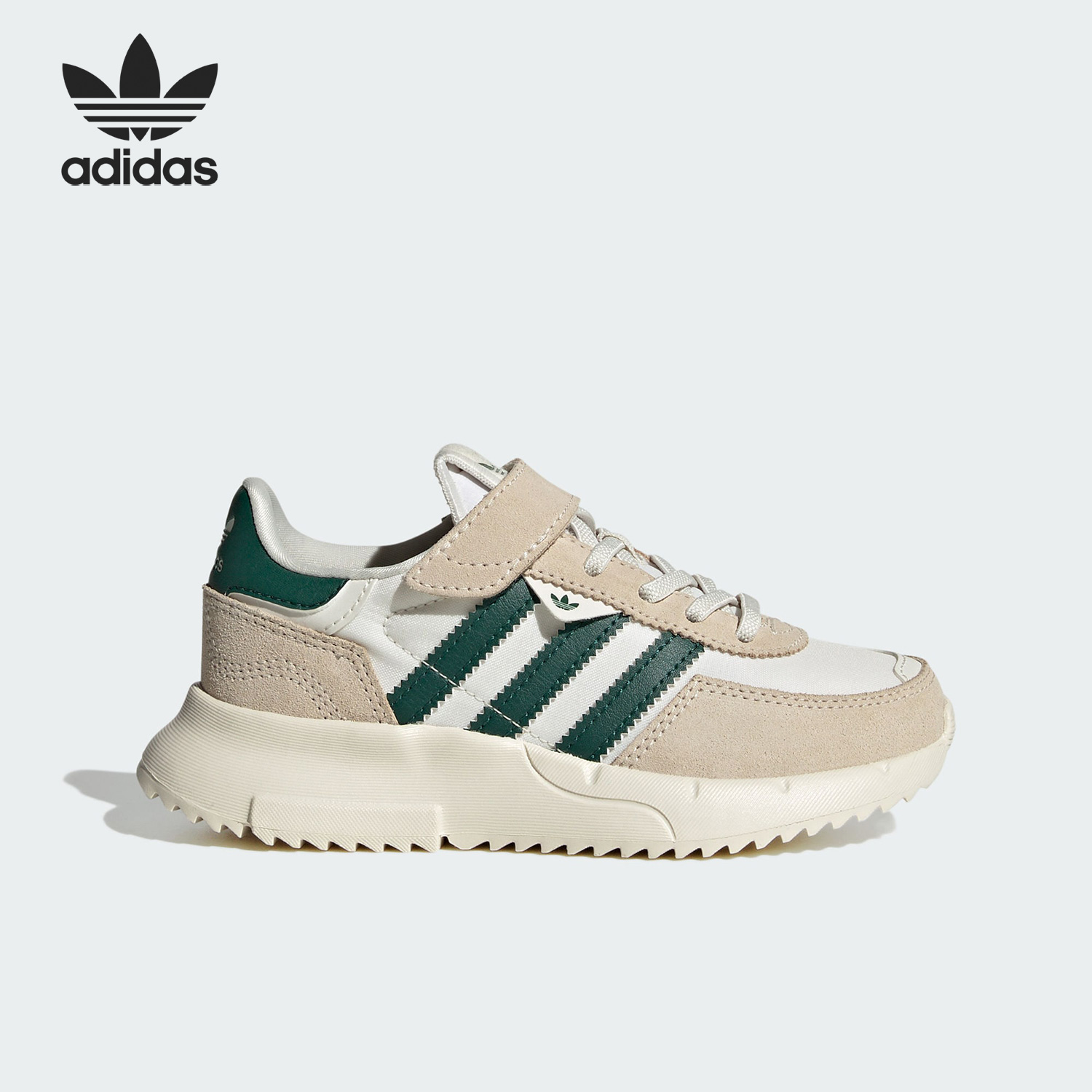 阿迪达斯三叶草大童运动跑步鞋