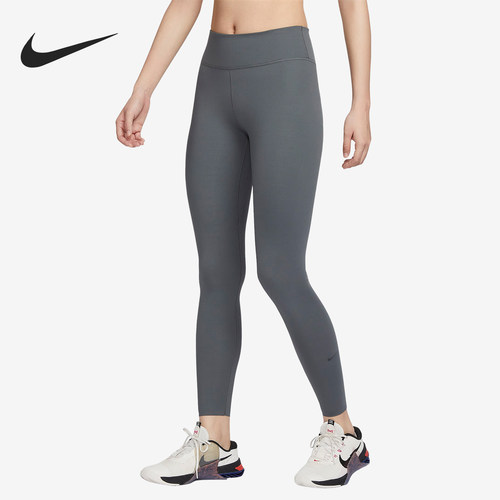 Nike/耐克正品新款女士健身训练高腰透气运动长裤AT3099-068