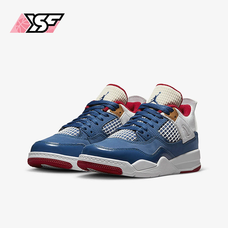 Nike/耐克正品新款Jordan 4 Retro复刻大童运动休闲鞋DR6953-400