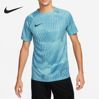 Nike/耐克正品DRI-FIT足球训练男子运动短袖T恤FB6577-349