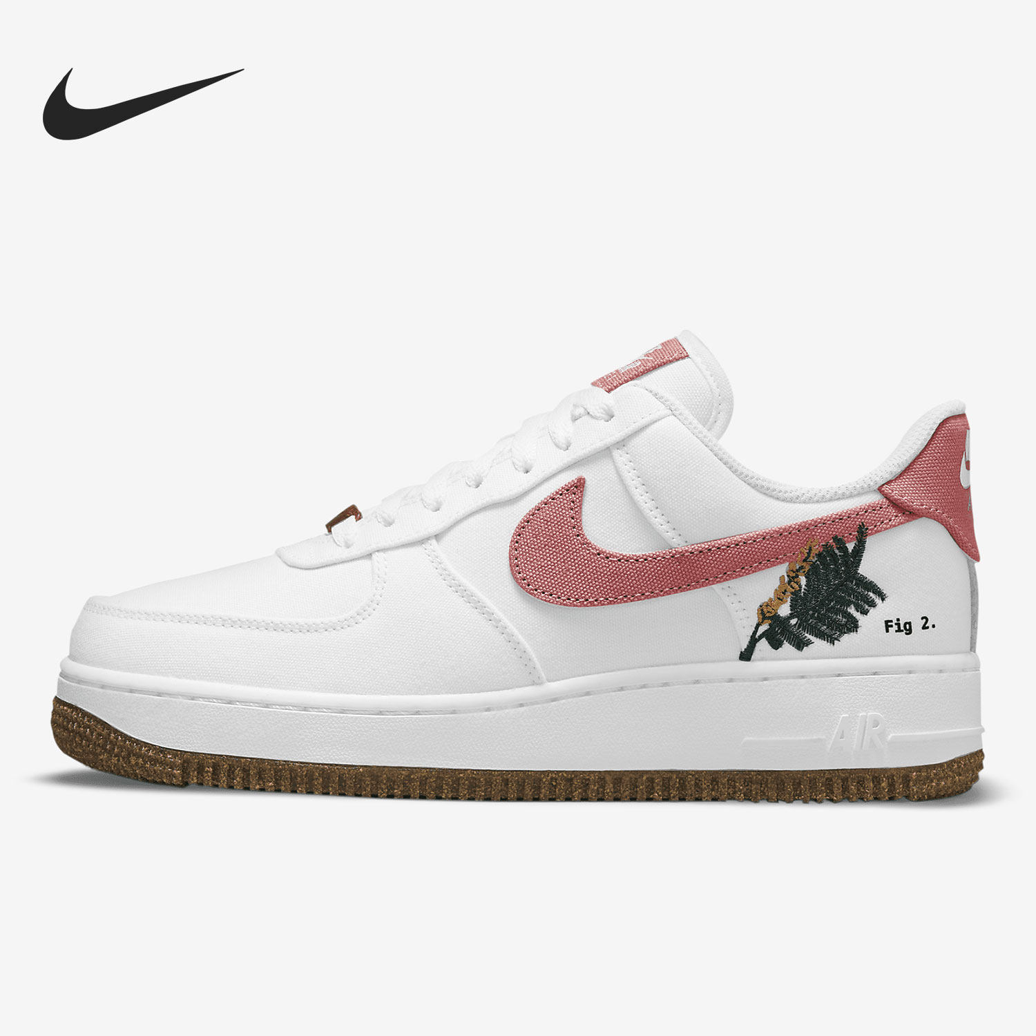 Nike/耐克正品空军女子时尚休闲潮流运动舒适刺绣板鞋CZ0269-101