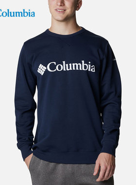 Columbia/哥伦比亚正品新款户外男子保暖加绒套头圆领卫衣 AE0358