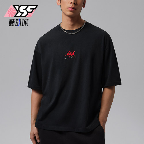 Nike/耐克正品Jordan Flight男士宽松印花经典短袖T恤IF3134-010