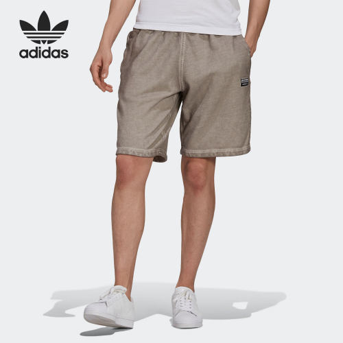 Adidas/阿迪达斯正品三叶草 春季新款男子运动毛圈布短裤 GN3297