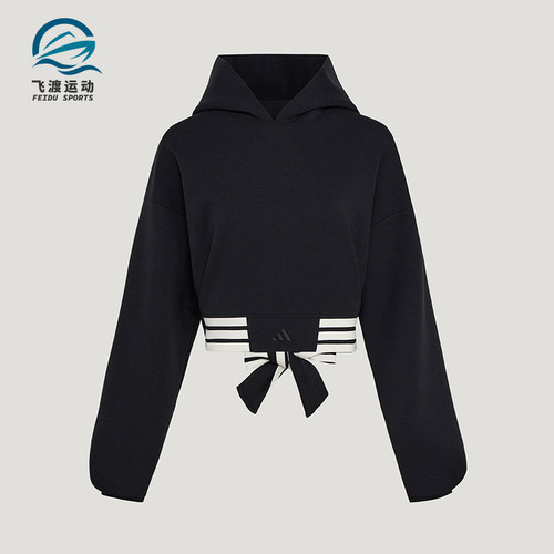 Adidas/阿迪达斯正品三叶草女士日常短款时尚休闲宽松卫衣KX4642